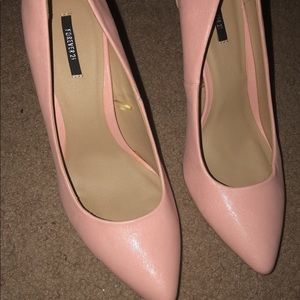 Forever 21 light pink heels; Size: 9.5.